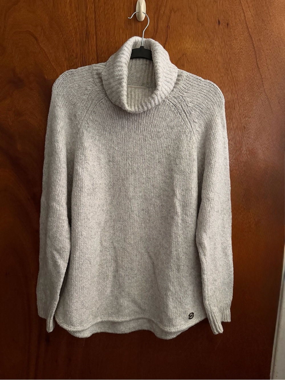 Michael Kors Light Gray Cowl Neck Sweater